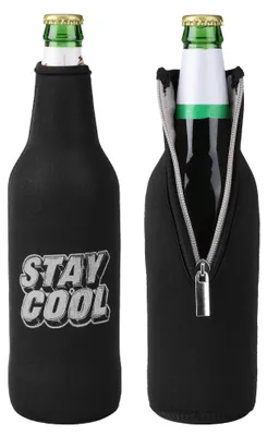2er-Set Flaschenkühler aus Neopren für 330–500 ml Flaschen