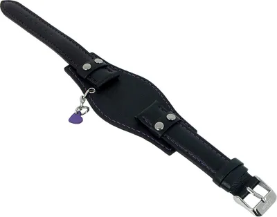 Produktbild von s.Oliver Uhrenarmband Unterlagenband Leder schwarz 16mm SO-1768-LQ