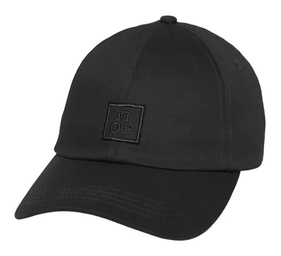 Produktbild von Marc O'Polo Baseball Cap Schwarz, Baumwolle, Kopfumfang 45-60cm, Schirmlänge 7,5cm