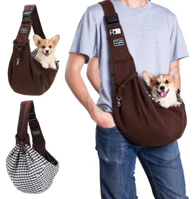Produktbild von Hundetragetasche Tiertransporttasche - Verstellbar - Weich - Bis 7,5 kg - 65 x 30 x 80 cm