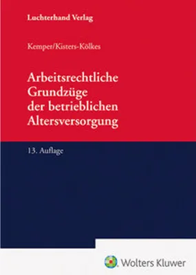Immagine prodotto di Arbeitsrechtliche Grundzüge der betrieblichen Altersversorgung