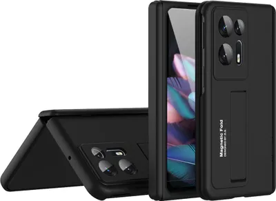 Image de Etui pour Oppo Find N2 Etui en PC rigide avec protection de l'écran et de la charnière noir