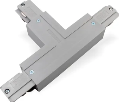 Produktbild von EUTRAC T-Verbinder Schutzleiter aussen rechts für 3, grau | 555 1 1214 8