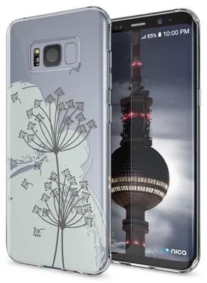 Immagine prodotto di Samsung Galaxy S8 Plus cover per cellulare di NALIA, cover protettiva in silicone motivo Bolle di Leone