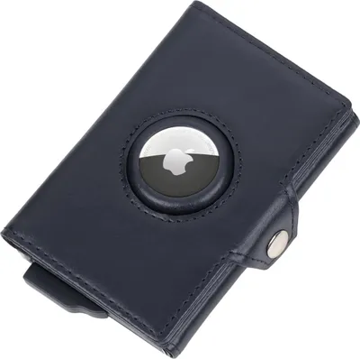 Produktbild von TROIKA MENS SMART WALLET, Kartenetui, Schwarz, Leder, Einfarbig, Riegelverschluss, 7 Karten