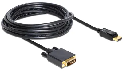 Obrázek produktu pro DeLOCK Displayport > DVI 24+1 m/m 5m, 5 m, Displayport, DVI-D, Samec/samec