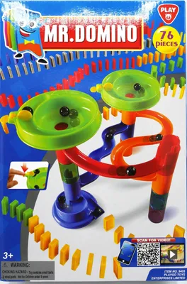 Produktbild von Playgo - Murmel- und Dominospiel im 1 Set