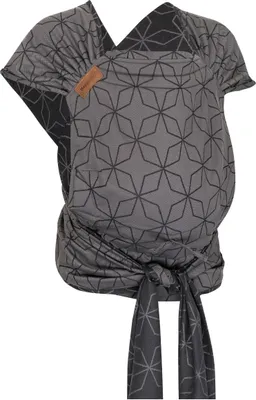 Produktbild von HOPPEDIZ Babytrage Hop-Tye Advanced ab Geburt (2,5 - 20 kg) - Halfbuckle  mit Tuchträger Malmö stone
