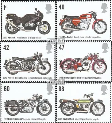 Produktbild von Briefmarken Großbritannien 2005 Mi 2315-2320 (kompl.Ausg.) postfrisch Motorräder