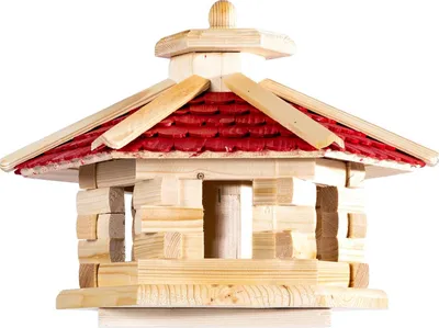 Artikelbild 2 von 'Vogelhaus Schindeldach zum Aufstellen' aus der Kategorie Vogelhäuser