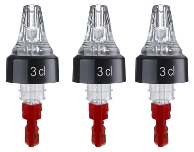 Image de Westmark 3 Becs verseurs doseurs "Auto-Pour", 3 cl, transparent, 993071EG