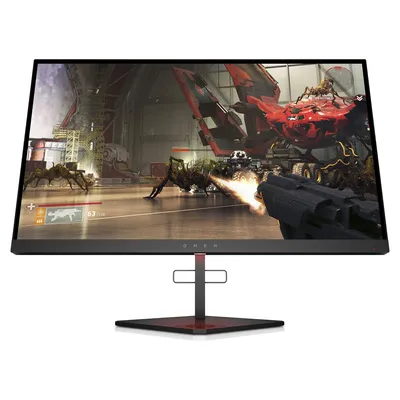 Produktbild von HP OMEN X 27 Gaming Monitor - 27 Zoll Bildschirm, QHD Display, HDR, 240Hz, AMD FreeSync, HDMI, DisplayPort, 2xUSB, 1ms Reaktionszeit, höhenverstellbar, schwarz,