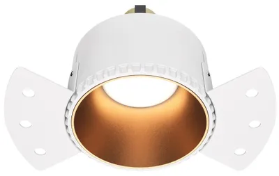 Immagine prodotto di Luce da incasso, oro opaco, attacco GU10, diametro 14 cm