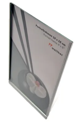 Produktbild von Walther Design Studio Line 13x18, Glas, Metall, Silber, 10 x 15 cm