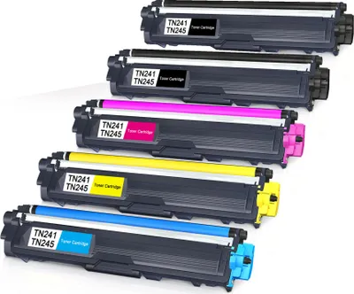 Produktbild von Kompatible Toner Ersatz für Brother TN241 TN245 für HL-3140CW MFC-9332CD 9140CDN 9142CDN DCP-9022CDW 9020CDW 9015CDW (4er-Pack)