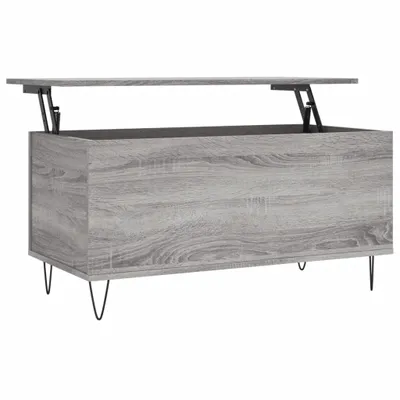 Produktbild von Couchtisch Grau Sonoma 90x44,5x45 cm Holzwerkstoff