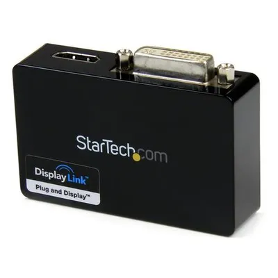 Produktbild von StarTech.com USB 3.0 zu HDMI und DVI Dual Monitor External Video Card Adapter extern Videoadapter
