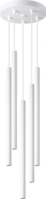 Produktbild von Pendelleuchten PASTELO 5P weiß 5xG9 8W Stahl 110x25x25cm Sollux Lighting