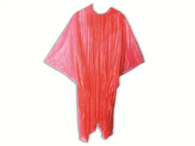 Produktbild von 1 Stück Regen-Poncho mit Kapuze in verschiedenen Farben sortiert Regenponcho