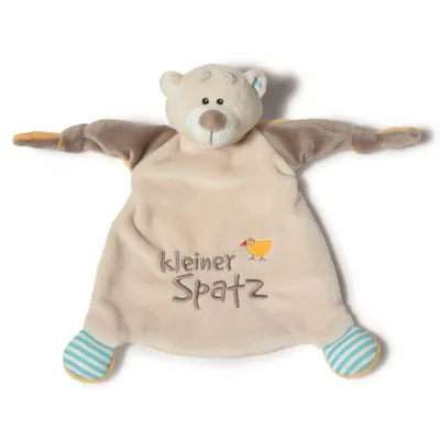 Produktbild von NICI Schmusetuch Bär kleiner Spatz 25x25cm