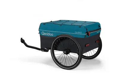 Obrázek produktu pro Přívěs na kolo Qeridoo Qubee L, max. přípustná celková hmotnost: 50 kg, 130 l