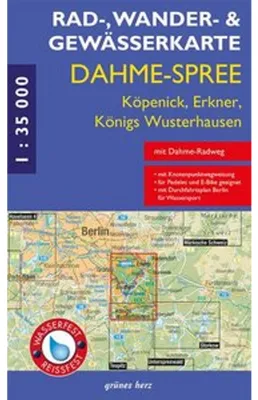 Produktbild von Rad-, Wander- und Gewässerkarte Dahme-Spree