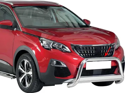 Produktbild von Frontbügel Frontschutzbügel für Peugeot 3008 2018-2021 ø63mm Stahl Silber Schutz