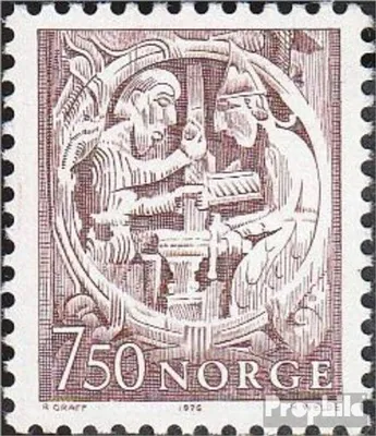 Produktbild von Briefmarken Norwegen 1976 Mi 718 (kompl.Ausg.) postfrisch Freimarke