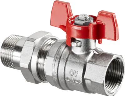 Produktbild von Oventrop OV Kugelhahn Optibal m Flügelgriff PN 16 DN 15 G 1/2Z IG/AG