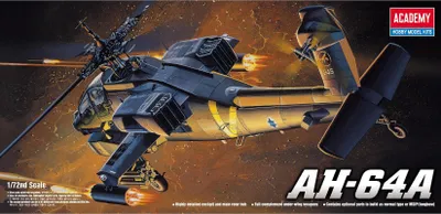 Produktbild von Modellbausatz Hubschrauber 12488 – AH-64A (1:72)