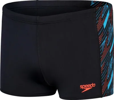 Produktbild von Speedo Hyperboom Badehose Herren chlorbeständig, Farbe:Schwarz-Blau, Größe:6