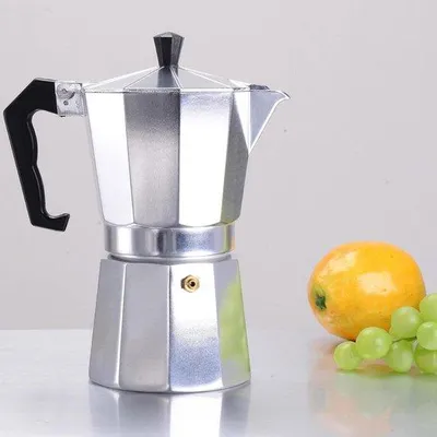 Image de Machine à café automatique pour 3 tasses - Aluminium - Capacité de 150 ml