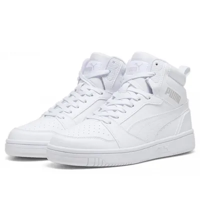 Produktbild von Puma Rebound v6 White White-Cool Light Gray Größe EU 43