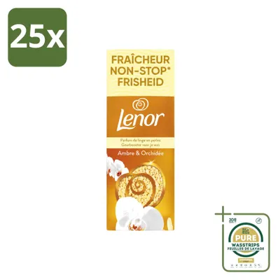 Zdjęcie produktu dla 25 sztuk kapsułek zapachowych Lenor Geurperlen o zapachu złotej orchidei - 570 g - zestaw ekonomiczny