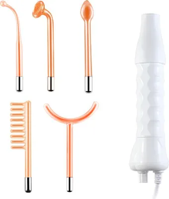 Produktbild von Kosmetikgerät SC056 mit 4 Glasapplikatoren, D'Arsonval Mikroströmen, Ozonschicht für Gesichts-, Körper- und Haarpflege
