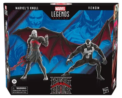 Immagine prodotto di Figure articolate Marvel Legends Series 60° Anniversario Marvels Knull e Venom Confezione da 2