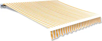 Produktbild von Markisenbespannung Canvas Sonnenblumengelb & Weiß 3x2,5 m