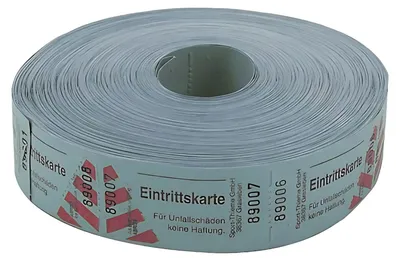 Produktbild von Eintrittskarten 1000er Abriss fortlaufend blau