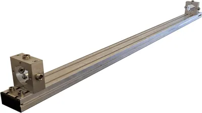 Produktbild von Rohrbohrlehre für 42,4 mm Rohre mit einer Länge von 2 m