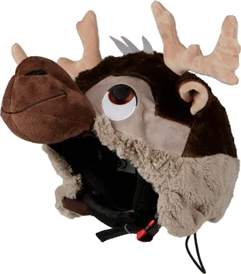 Produktbild von Hoxyheads Skihelm-Überzug Skihelm-Ohren Plüsch Tiere Skihelmüberzug Elch Moose