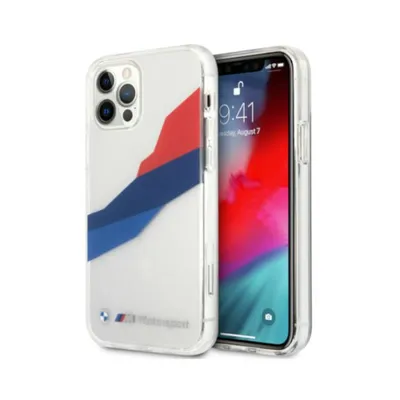 Image de Etui Bmw Bmhcp12Lsktgt Iphone 12 Pro Max6,7 Transparent Hardcase Motorsport Tricolor