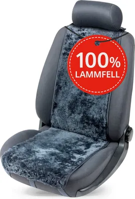 Zdjęcie produktu dla Podkładka na siedzenie CarComfort Cosmo ze skóry jagnięcej antracyt, 20029