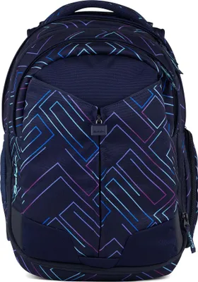 Image de satch sac d'école pour ordinateur portable Match Purple Laser bleu marine