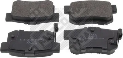 Produktbild von MAPCO Bremsbeläge Satz Hinten für SUZUKI SWIFT III (MZ, EZ) 6529