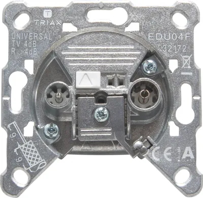Produktbild von Triax EDU 04F 2-Loch Super - Breitbanddose