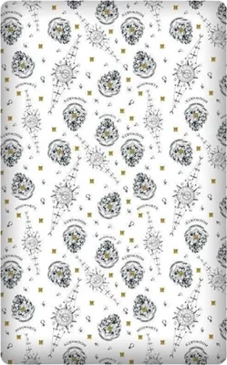 Produktbild von Harry Potter Spannbettlaken 90×200 cm | Baumwolle | Hogwarts Design