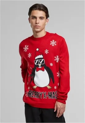 Obrázek produktu pro Pánský svetr Urban Classics Christmas Sweater red - 4XL