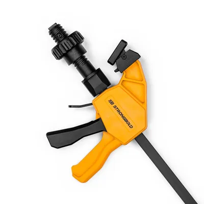 Produktbild von STRONGBOLD C825 Einhandzwinge Mit Langlebigem Stahlbalken ⏐ Hochwertige Tischzwinge ⏐ Zwingen Für Holz- Oder Metallbearbeitung ⏐ 25 cm