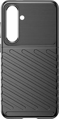 Produktbild von Avizar, Silikon-Hülle Galaxy S24 FE Thunder Serie, Schwarz