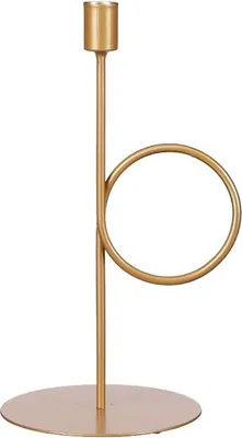 Produktbild von Goldener Kerzenständer, 28 cm Höhe